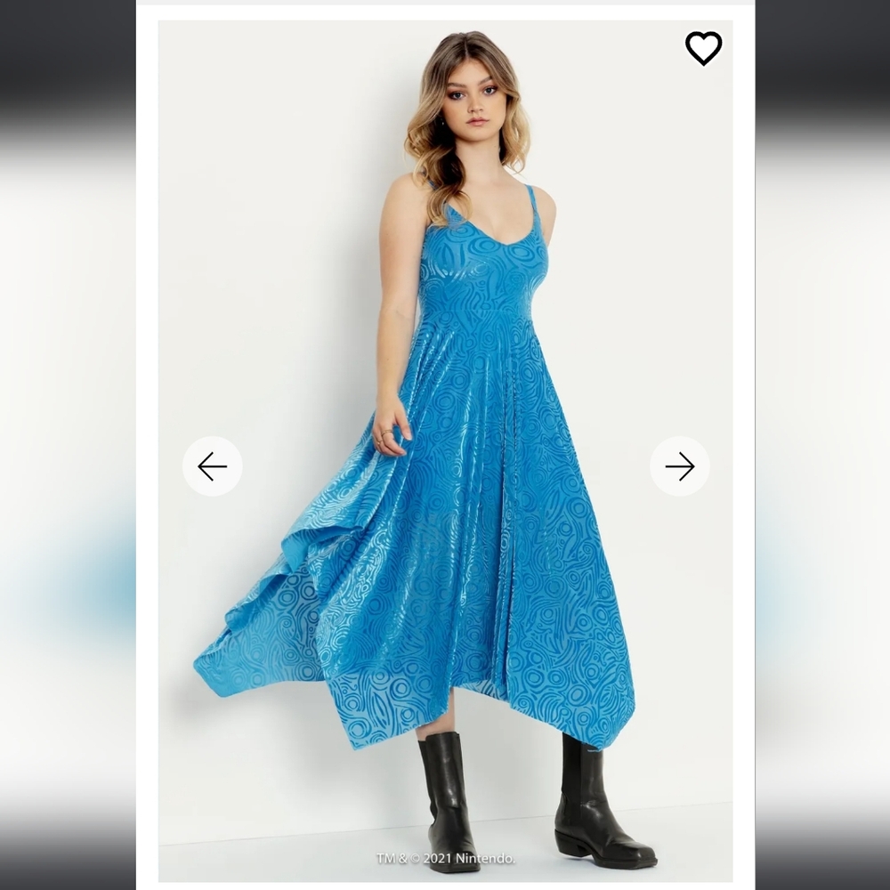 Blackmilk Legend of Zelda Sheika Slate dress